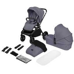 LIONELO MIKA PLUS 2 en 1 Cochecito de bebé 0-48 meses hasta 22 kg Capazo hasta 9 kg